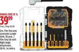 Canadian Tire Dewalt Flex Torq Set with Right Angle Attachment offer