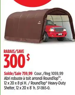Canadian Tire ShelterLogic RoundTop Heavy-Duty Shelter offer