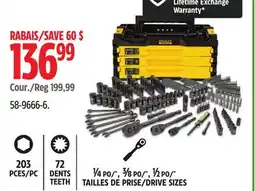 Canadian Tire STANLEY Black Chrome Socket Sets offer