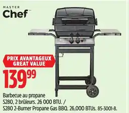 Canadian Tire Master Chef S280 2-Burner Propane Gas BBQ offer