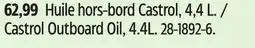 Canadian Tire Motomaster Castrol Outboard Oil offer