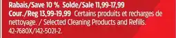 Canadian Tire Swiffer Selected Cleaning Products and Refills offer