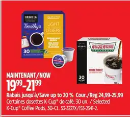 Canadian Tire Selected K-Cup Coffee Pods, 30-Ct offer