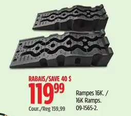 Canadian Tire Motomaster 16K Ramps offer