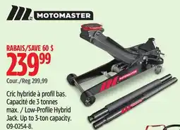 Canadian Tire Motomaster Low-Profile Hybrid Jack offer