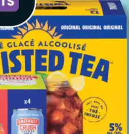 IGA TWISTED TEA ALCOHOLIC MALT BEVERAGE offer