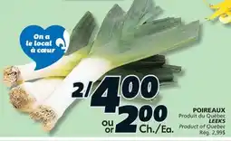 IGA LEEKS offer