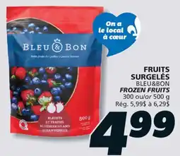 IGA BLEU&BON FROZEN FRUITS offer