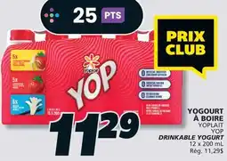 IGA YOPLAIT YOP DRINKABLE YOGURT offer