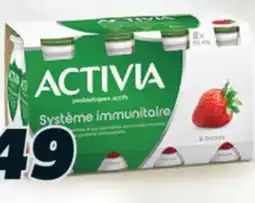 IGA ACTIVIA (8 x 93 mL) PROBIOTIC YOGURT OR DRINKABLE YOGURT offer