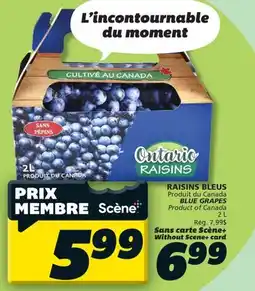 IGA BLUE GRAPES offer