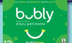 IGA BUBLY (12 x 355 mL) SPARKLING WATER-BASED DRINK OR CARBONATED NATURAL SPRING WATER offer