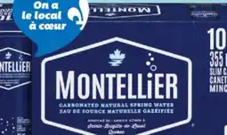 IGA MONTELLIER CARBONATED NATURAL SPRING WATER offer