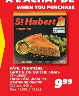 IGA ST-HUBERT MEAT PIE offer