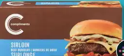 IGA COMPLIMENTS BEEF BURGERS offer