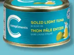 IGA COMPLIMENTS FLAVOURED LIGHT TUNA offer