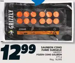 IGA GRIZZLY FOZEN COHO SALMON offer