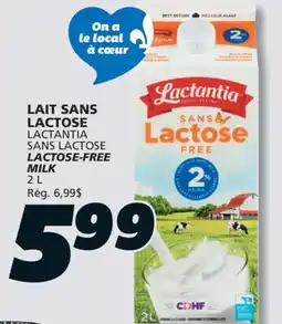IGA LACTANTIA SANS LACTOSE LACTOSE-FREE MILK offer