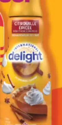 IGA INTERNATIONAL DELIGHT COLD FOAM OR COFFEE ENHANCER offer
