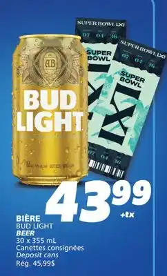 IGA BIÈRE BUD LIGHT offer
