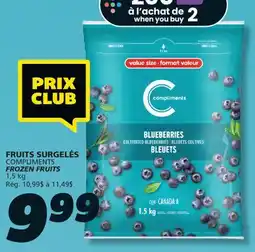 IGA COMPLIMENTS FROZEN FRUITS offer