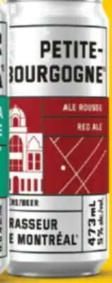 IGA BRASSEUR DE MONTRÉAL BEER offer
