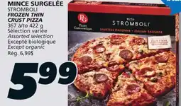 IGA STROMBOLI FROZEN THIN CRUST PIZZA offer