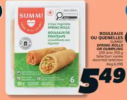 IGA SUMM! SPRING ROLLS offer