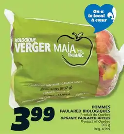 IGA POMMES PAULARED BIOLOGIQUES offer