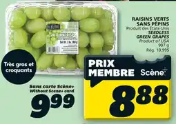 IGA SEEDLESS GREEN GRAPES offer