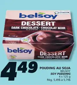 IGA BELSOY SOY PUDDING offer