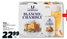 IGA BLANCHE DE CHAMBLY BEER offer