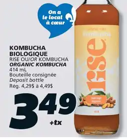 IGA RISE ORGANIC KOMBUCHA offer
