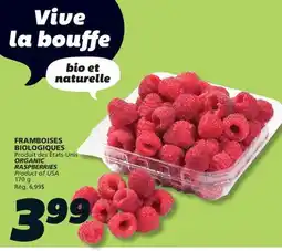 IGA ORGANIC RASPBERRIES offer