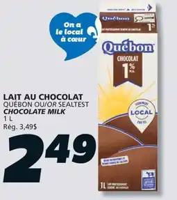 IGA QUÉBON CHOCOLATE MILK offer
