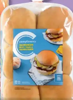 IGA COMPLIMENTS HAMBURGER BUNS offer