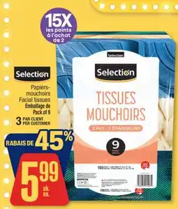 Jean Coutu Facial tissues offer