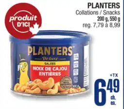 Jean Coutu PLANTERS Snacks offer