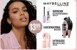 Jean Coutu MAYBELLINE SUPERLOCK BROW GLUE, LASH SENSATIONAL MASCARA, LIFTER GLOSS LIP GLOSS offer
