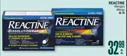 Jean Coutu REACTINE Allergy offer