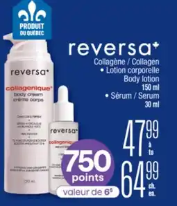 Jean Coutu reversa+ Collagen offer