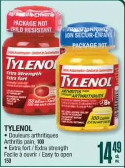 Jean Coutu TYLENOL Arthritis pain, Extra fort offer