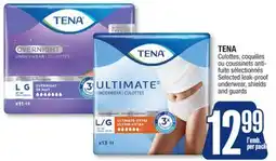 Jean Coutu TENA Selected leak-proof underwear, shields and guards offer
