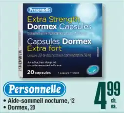 Jean Coutu PERSONNELLE Aide-sommeil nocturne, 12, Dormex, 20 offer