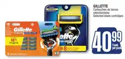 Jean Coutu GILLETTE Selected blade cartridges offer