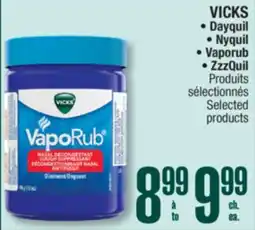 Jean Coutu VICKS Selected products offer