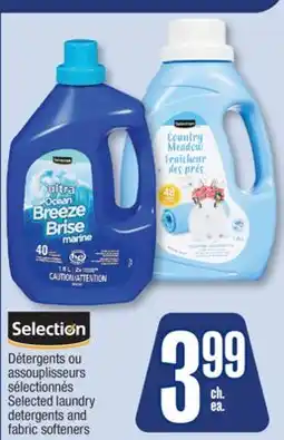 Jean Coutu Selection Selected laundry detergents and fabric softeners offer
