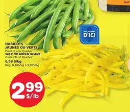 Marches Tradition WAX OR GREEN BEANS offer