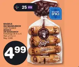 Marches Tradition CHEF FRANKIE BAGELS OR BAGELWICH offer