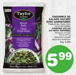 Marches Tradition TAYLOR FARMS CHOPPED SALAD KIT WITH TOPPINGS offer